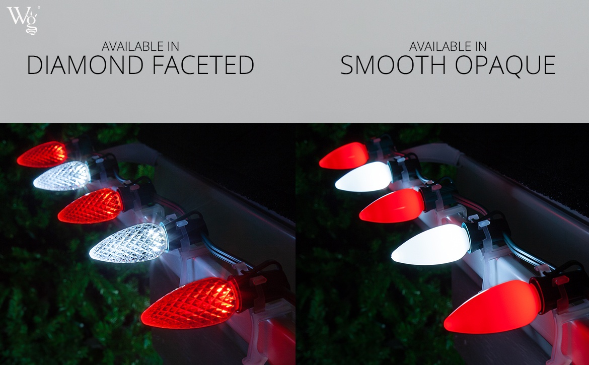 OptiCore LED C7/C9 Christmas Light Bulbs
