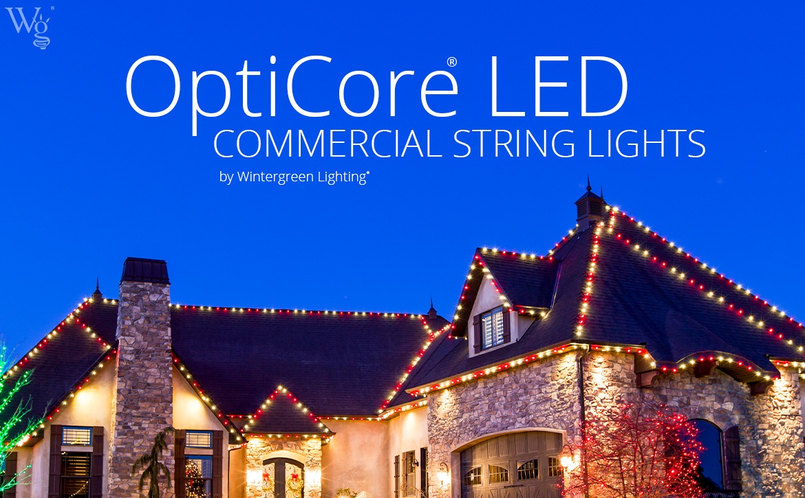 opticore commercial string lights