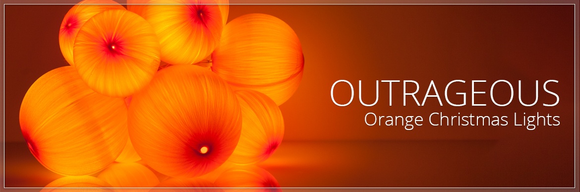 Orange Christmas Lights
