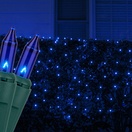 Blue Net Lights, Green Wire