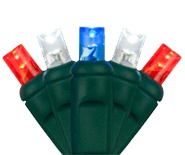 Red, White, Blue LED Mini Lights