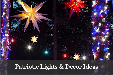 Patriotic Lights & Decor Ideas