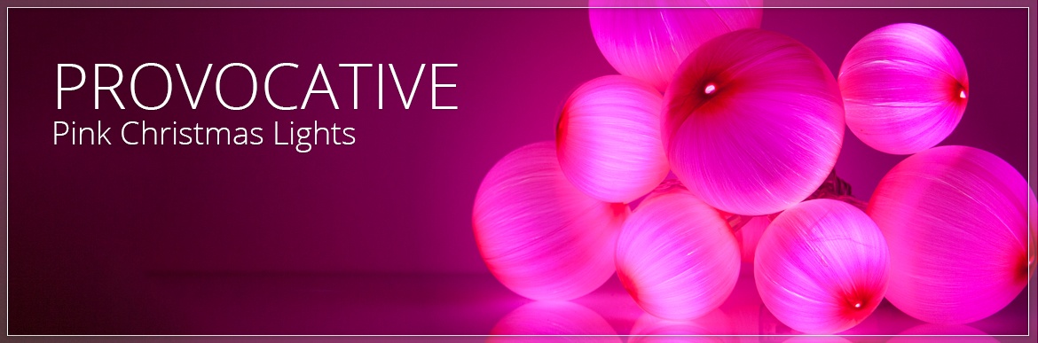 Pink Christmas Lights
