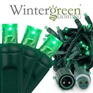 WeatherPRO<sup>TM</sup> 5mm Green LED Christmas Lights