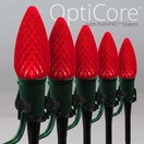C9 Red OptiCore&reg LED Christmas Pathway Lights, 5" PathPRO TM Stakes