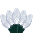  C7 Cool White LED Christmas Lights
