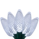  C9 Cool White LED Christmas Lights