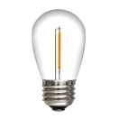S14 Warm White Shatterproof LED Filament Edison Bulb, 25 Pack