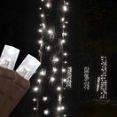 5mm Cool White LED StretchNet Pro&reg Tree Wrap Lights, Brown Wire