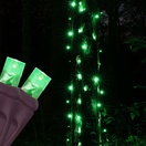 5mm Green LED StretchNet Pro&reg Tree Wrap Lights, Brown Wire