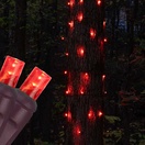 5mm Red LED StretchNet Pro&reg Tree Wrap Lights, Brown Wire