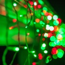 5mm Green, Red LED Icicle Lights