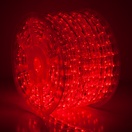 Red LED Rope Light, 2 Wire 1/2", 120 Volt