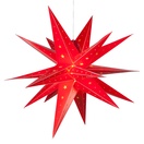 Aurora Superstar TM LED Fold-Flat Red Moravian Star Light, Outdoor Rated 