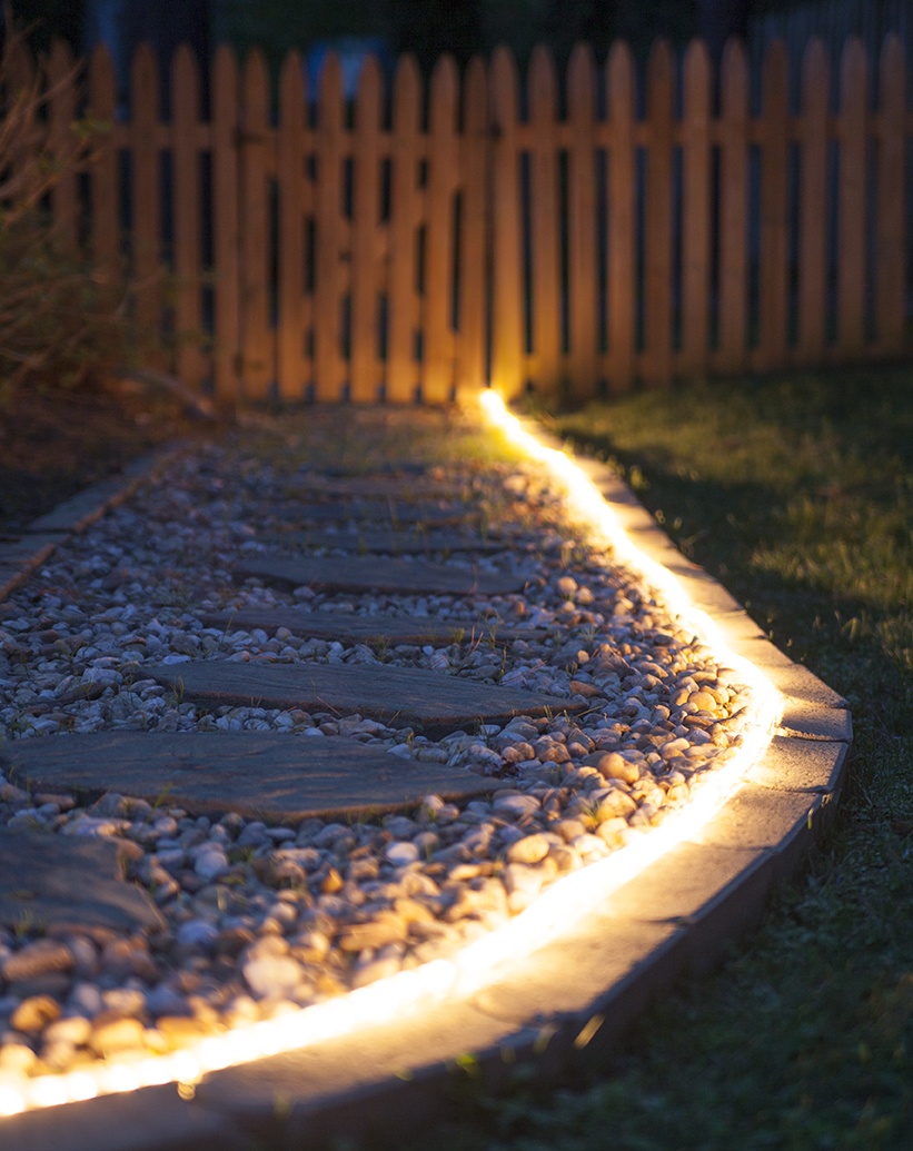 Illuminate a Walkway with Rope Light!