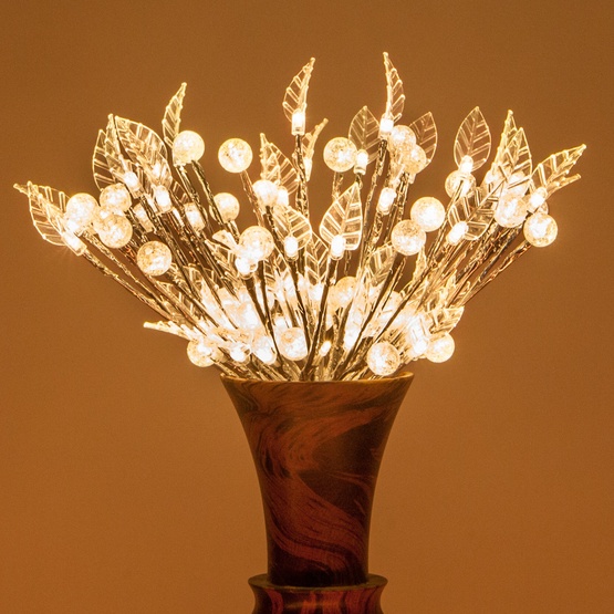 Starburst Lighted Branch Vase Decoration