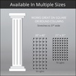 StretchNet Pro&reg 20" x 45" Column Wrap Lights, 5mm LED, 50 Cool White Lights, White Wire