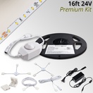 Premium 24V LED Strip Light Kit, Pure White