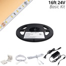 Basic 24V LED Strip Light Kit, Sun Warm White