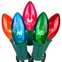 Transparent Incandescent Christmas Lights
