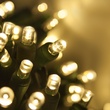 70 5mm Warm White LED Christmas Lights, 4" Spacing