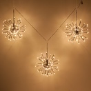 Brown Starburst Lighted Branches with Warm White LED Twinkle Lights, 3 pc