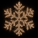 LED 42 Point Snowflake, Warm White Lights 