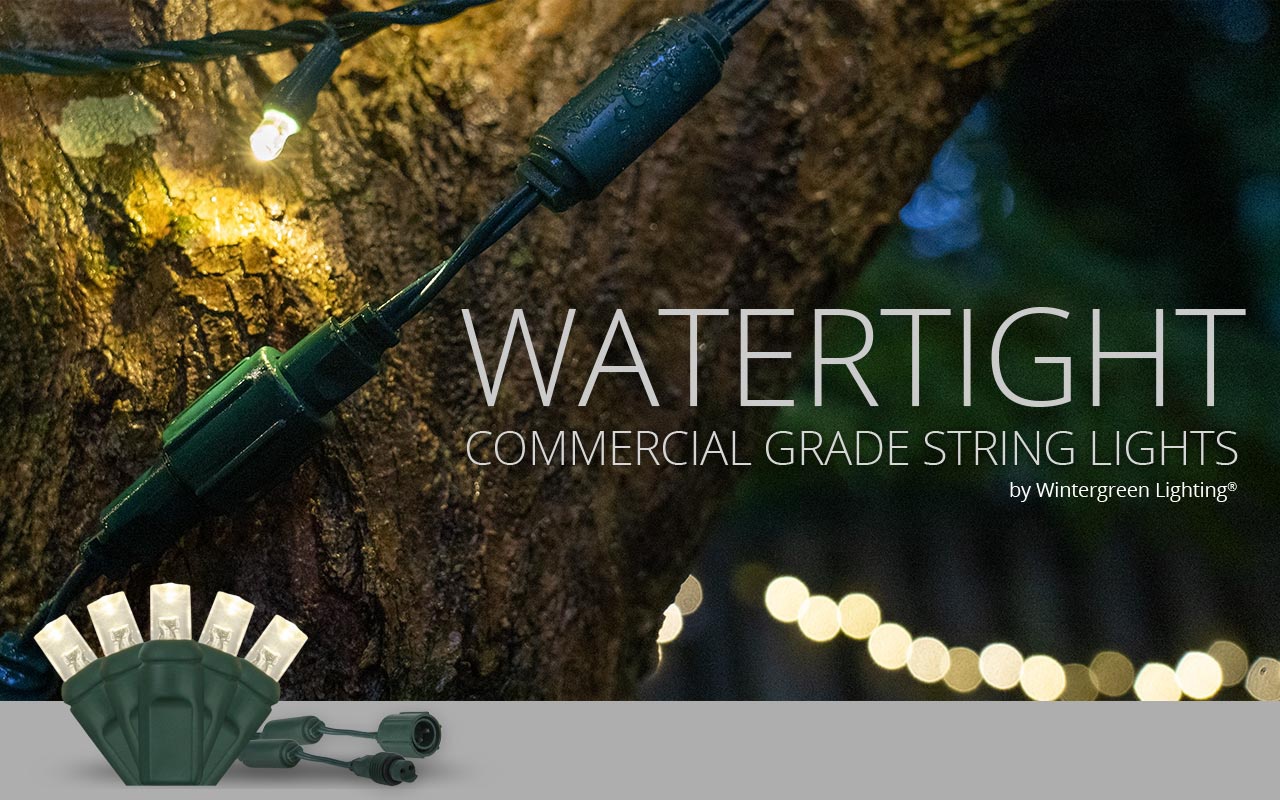 Watertight Commercial Christmas Lights