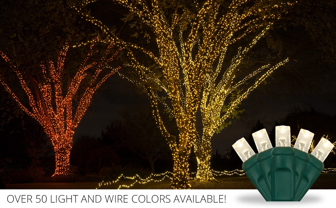 wide angle 5mm mini lights footer