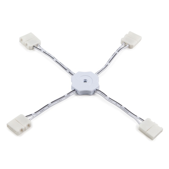 Single Color 4-Way Connector