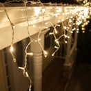 5mm Warm White LED Icicle Lights
