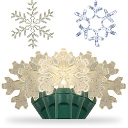 White Snowflake Lights