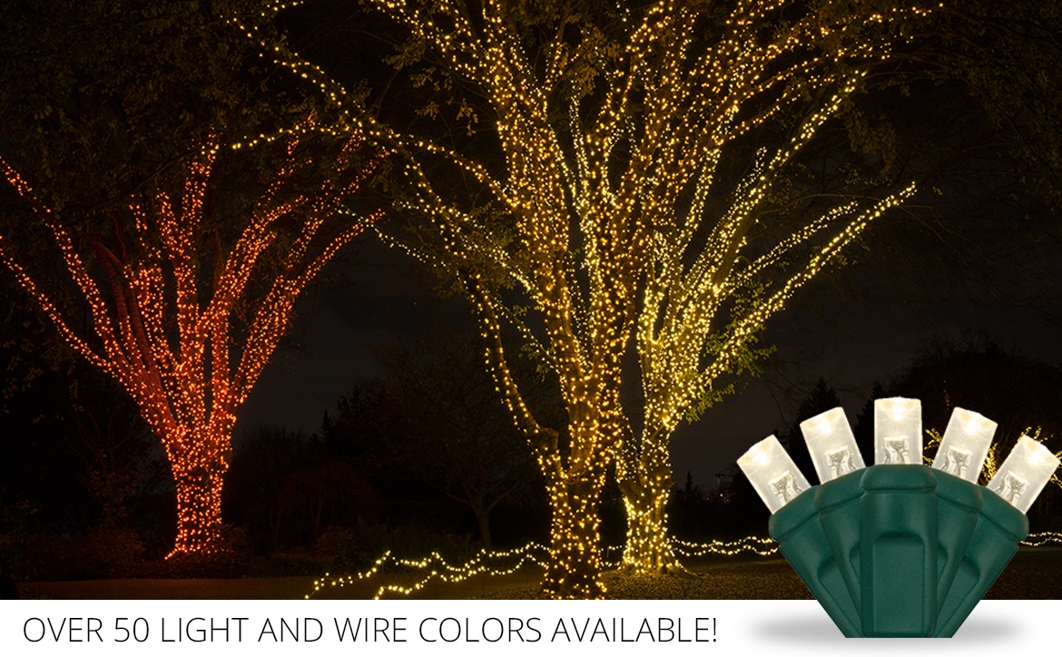 wide angle 5mm mini lights footer